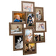 VIDAXL -Fotorahmen für 10x (13x18 cm) Foto MDF Lichtbruin