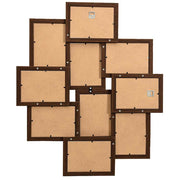 VIDAXL -Fotorahmen für 10x (10x15 cm) Foto MDF Dark Bruin - afbeelding 3