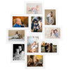 VIDAXL -Fotorahmen für 10x (10x15 cm) Foto MDF Weiß
