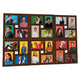 VIDAXL -Fotorahmen für 24x (10x15 cm) Foto MDF Dunkelbraun