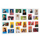 Vidaxl -Fotorahmen für 24x (10x15 cm) Foto MDF Weiß
