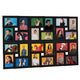 VIDAXL -Fotorahmen für 24x (10x15 cm) Foto MDF Schwarz