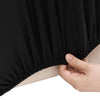 Vidaxl Bankhoes Stretch Polyester Trikotschwarz