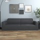 VIDAXL Drei -SOFA -Abdeckung Stretch Polyester -Jersey Anthrazit -gelenkt