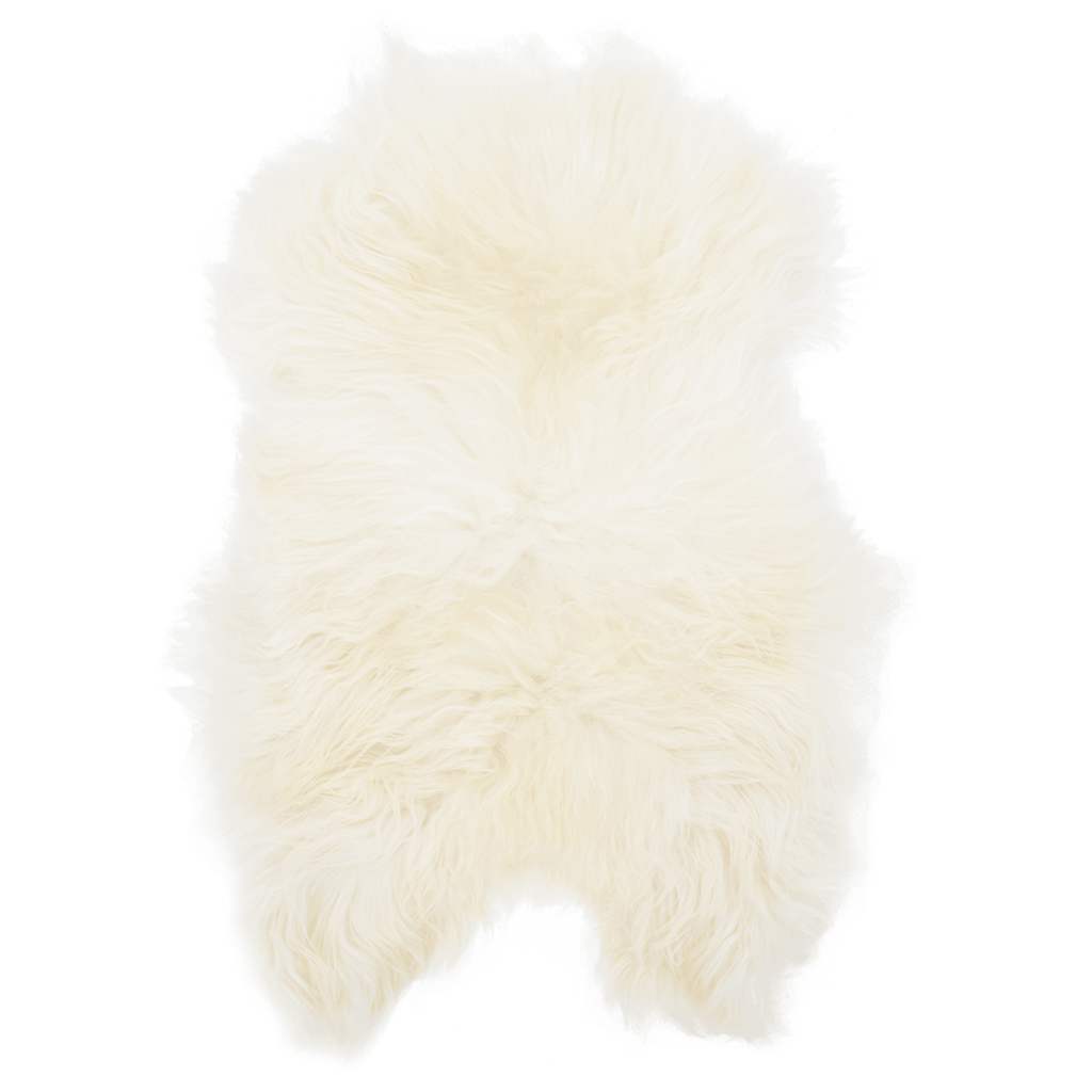 VIDAXL -Stuhlabdeckung Icelander Sheepskin 70x110 cm Creme -Colored