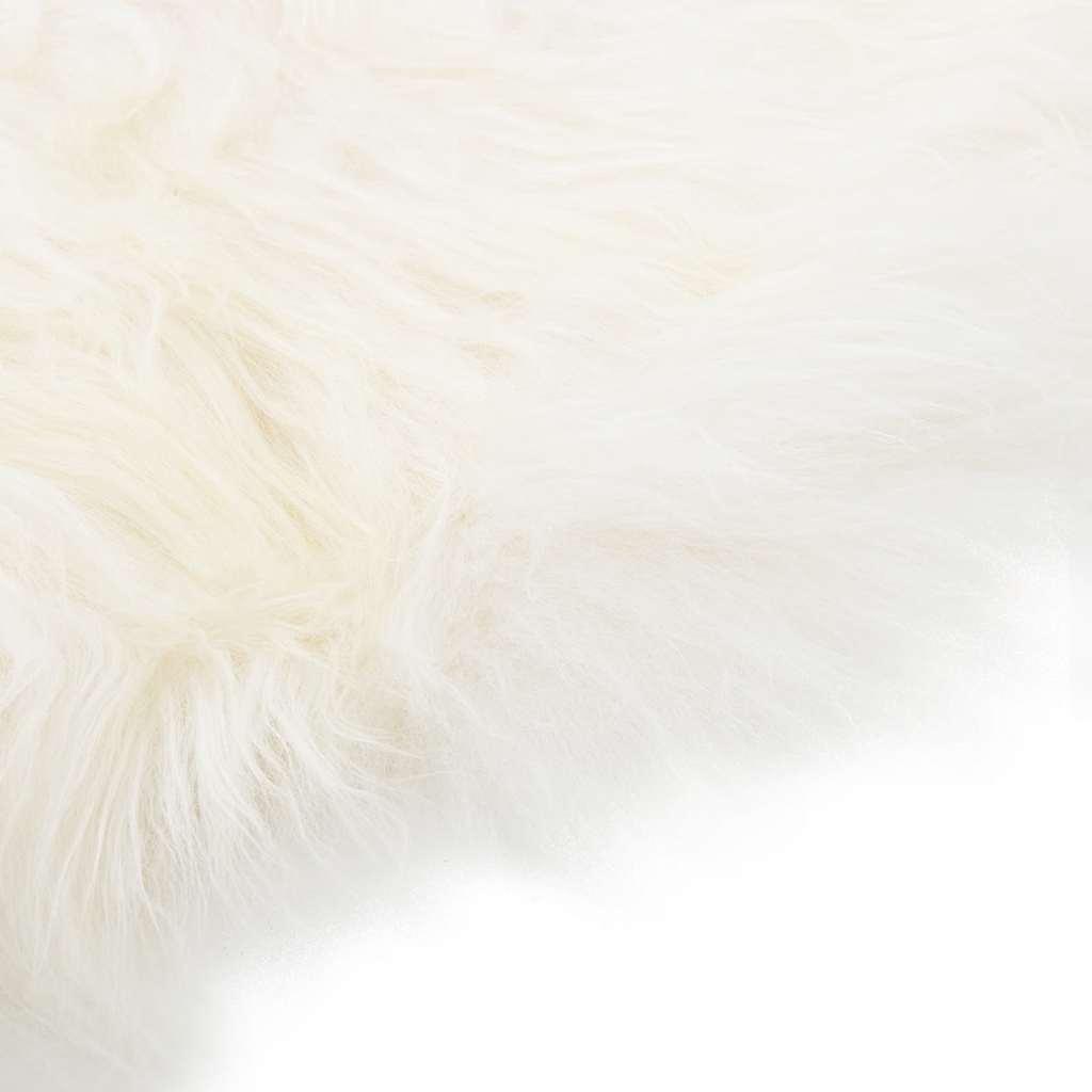 VIDAXL -Stuhlabdeckung Icelander Sheepskin 70x110 cm Creme -Colored