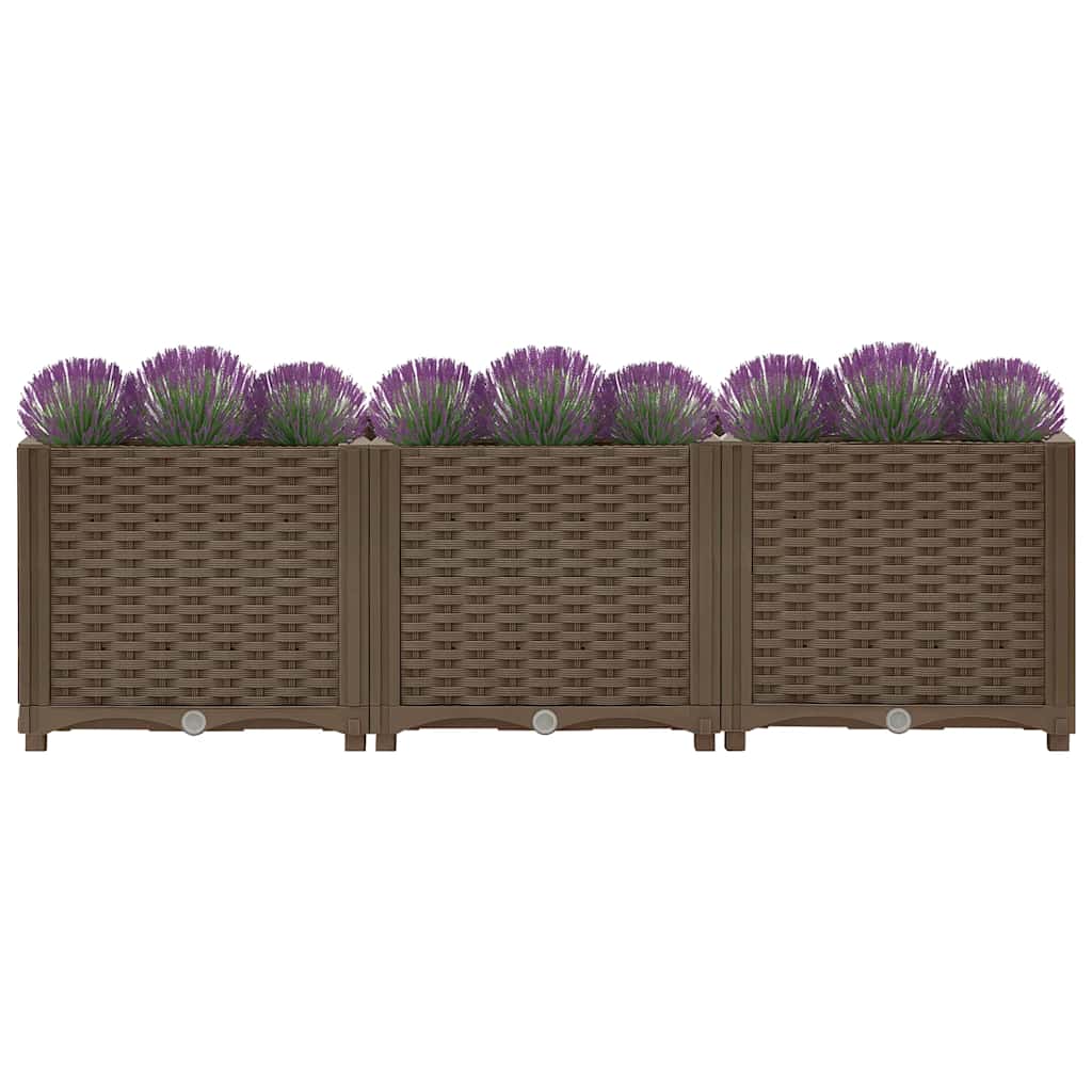 VIDAXL -Pflanzer erhöhte 120 x 40 x 38 cm Polypropylen