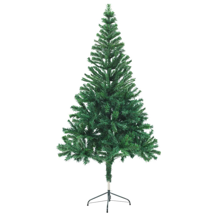 VIDAXL KUNSTKERSTBOOM mit Beleuchtung und Weihnachtskugeln 380 Zweige 150 cm