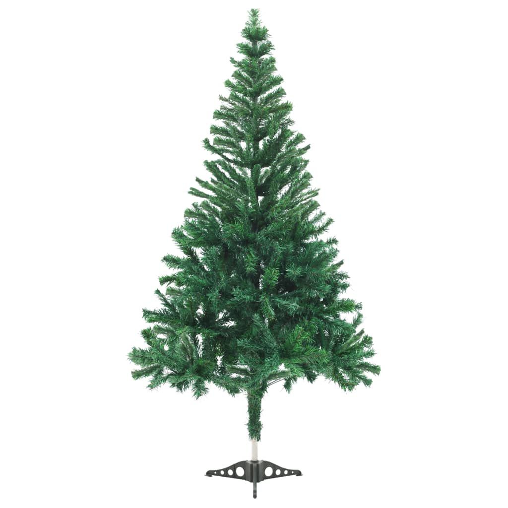 VIDAXL KUNSTKERSTBOOM mit Beleuchtung und Weihnachtsbällen 546 Zweige 180 cm