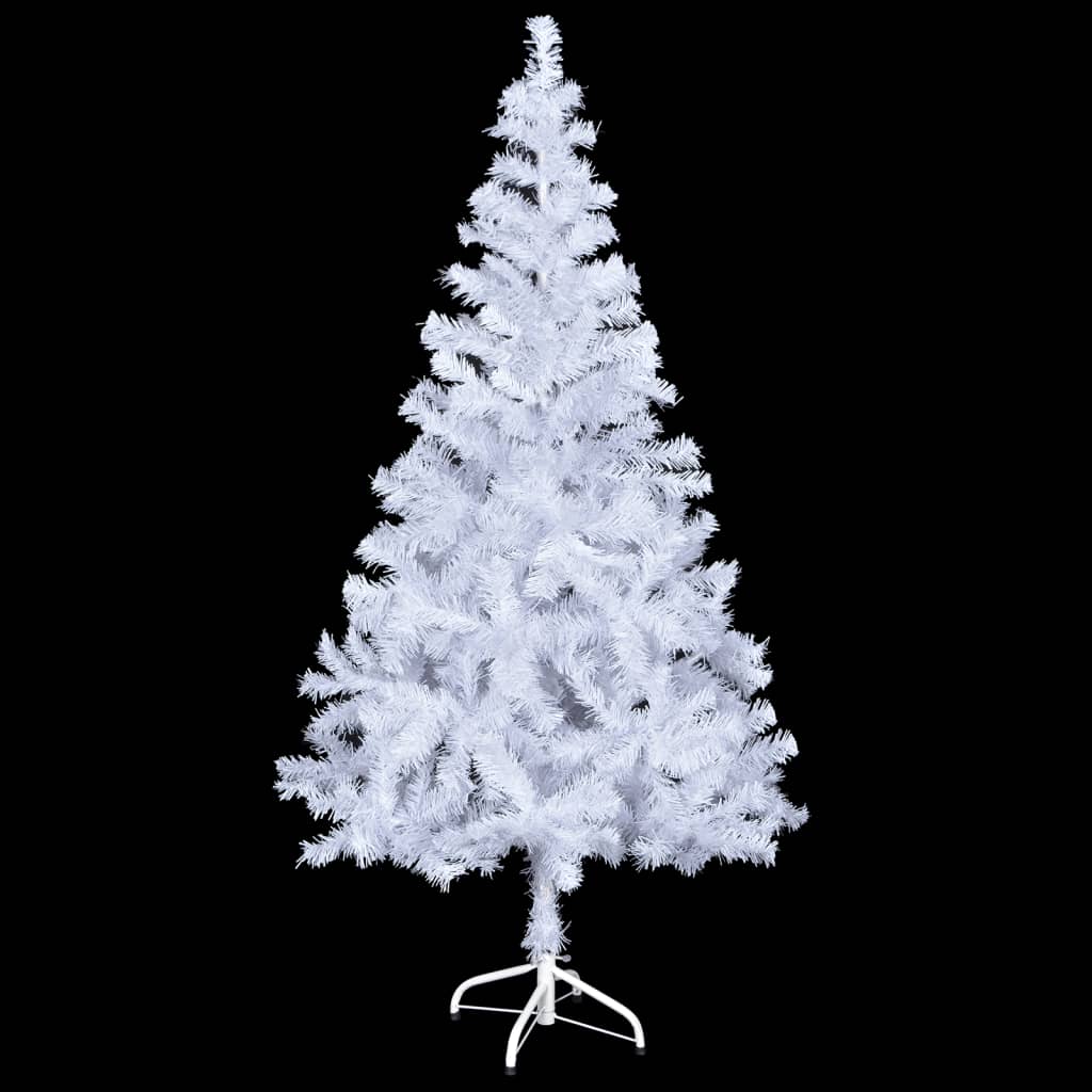 Vidaxl Kunstkerstboom mit Beleuchtung und Weihnachtskugeln 230 Zweige 120 cm