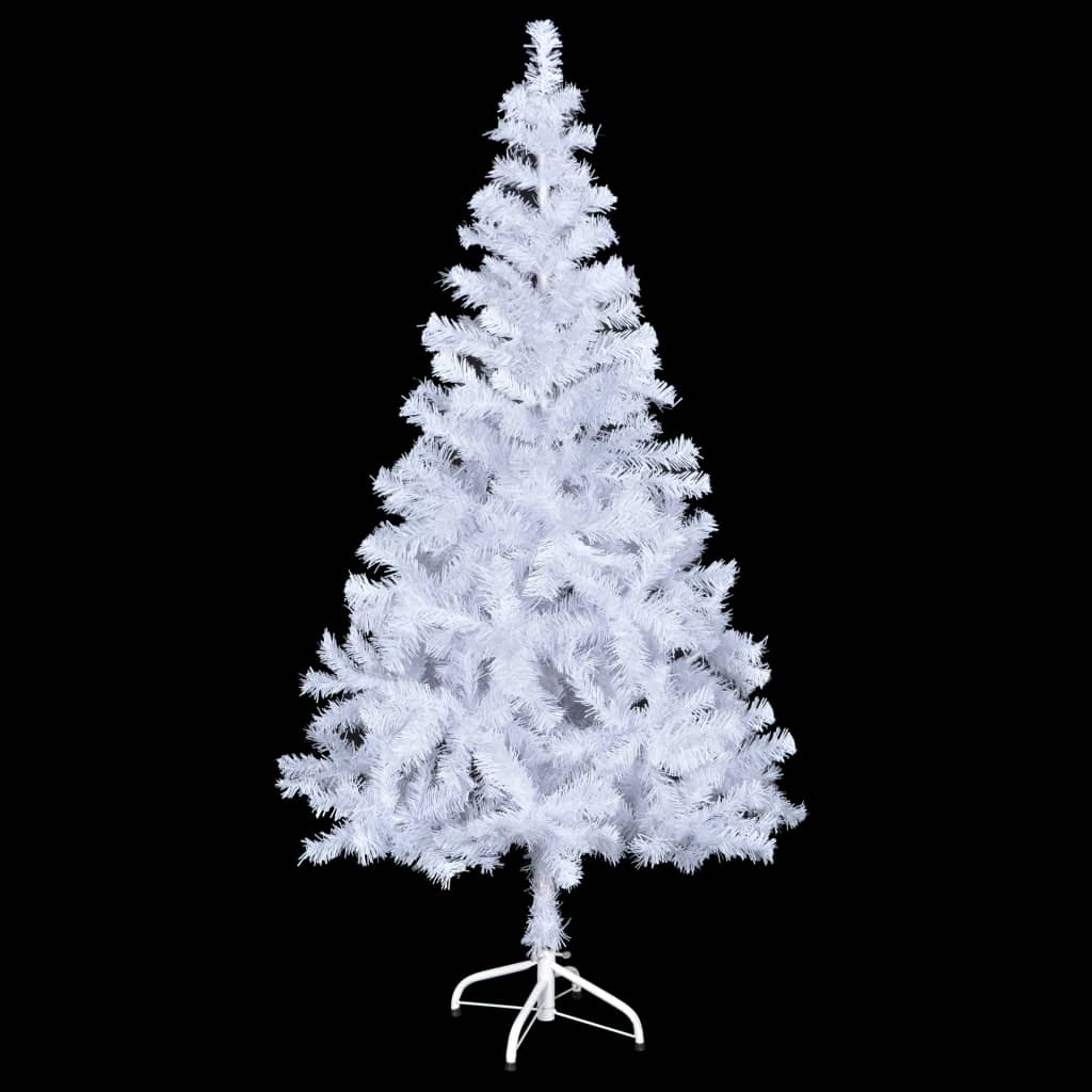 VIDAXL KUNSTKERSTBOOM mit Beleuchtung und Weihnachtskugeln 380 Zweige 150 cm