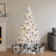 VIDAXL KUNSTKERSTBOOM mit Beleuchtung und Weihnachtsbällen 620 Zweige 180 cm