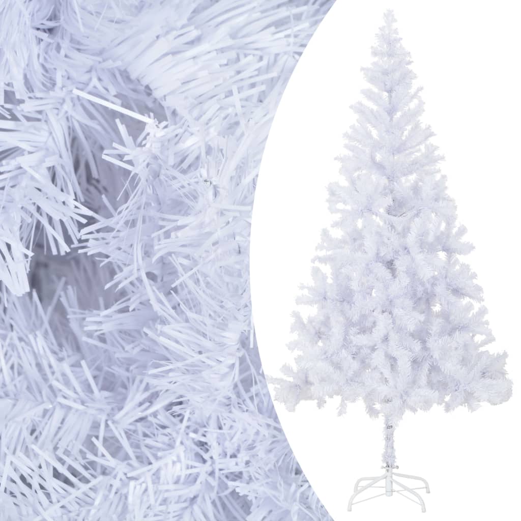 VIDAXL KUNSTKERSTBOOM mit Beleuchtung und Weihnachtskugeln 910 Zweige 210 cm