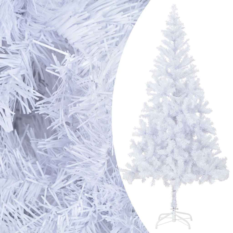 VIDAXL KUNSTKERSTBOOM mit Beleuchtung und Weihnachtskugeln 910 Zweige 210 cm