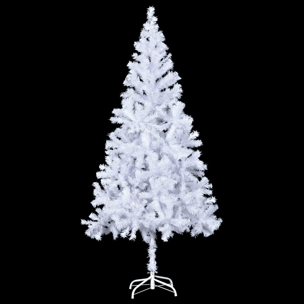 VIDAXL KUNSTKERSTBOOM mit Beleuchtung und Weihnachtskugeln 910 Zweige 210 cm