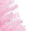 Vidaxl Kunstkerstboom mit Beleuchtung und Weihnachtskugeln 150 cm PVC Pink