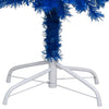 Vidaxl Kunstkerstboom mit Beleuchtung und Weihnachtskugeln 180 cm PVC Blau