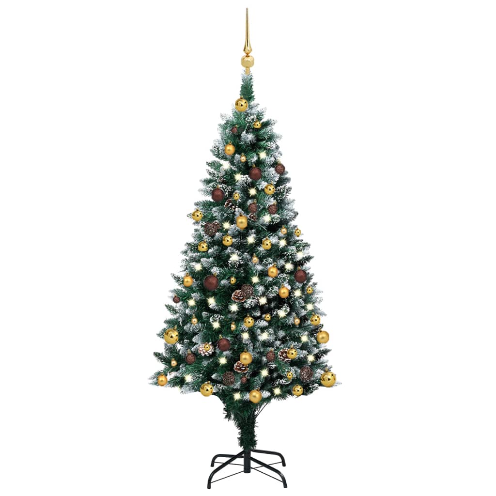 Vidaxl Kunstkerstboom mit Licht Weihnachtsbällen Dennee 180 C5