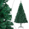 Vidaxl Kunstkerstboom mit Beleuchtung und Weihnachtskugeln 150 cm PVC Green