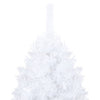 Vidaxl Kunstkerstboom mit Beleuchtung und Weihnachtskugeln 150 cm PVC Weiß