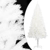 Vidaxl Kunstkerstboom mit Beleuchtung und Weihnachtskugeln 150 cm PVC Weiß