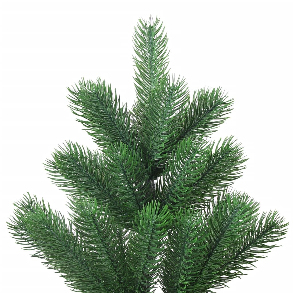Vidaxl Kunstkerstboom Nordmann mit LEDs und Weihnachtsbällen 150 cm Grün