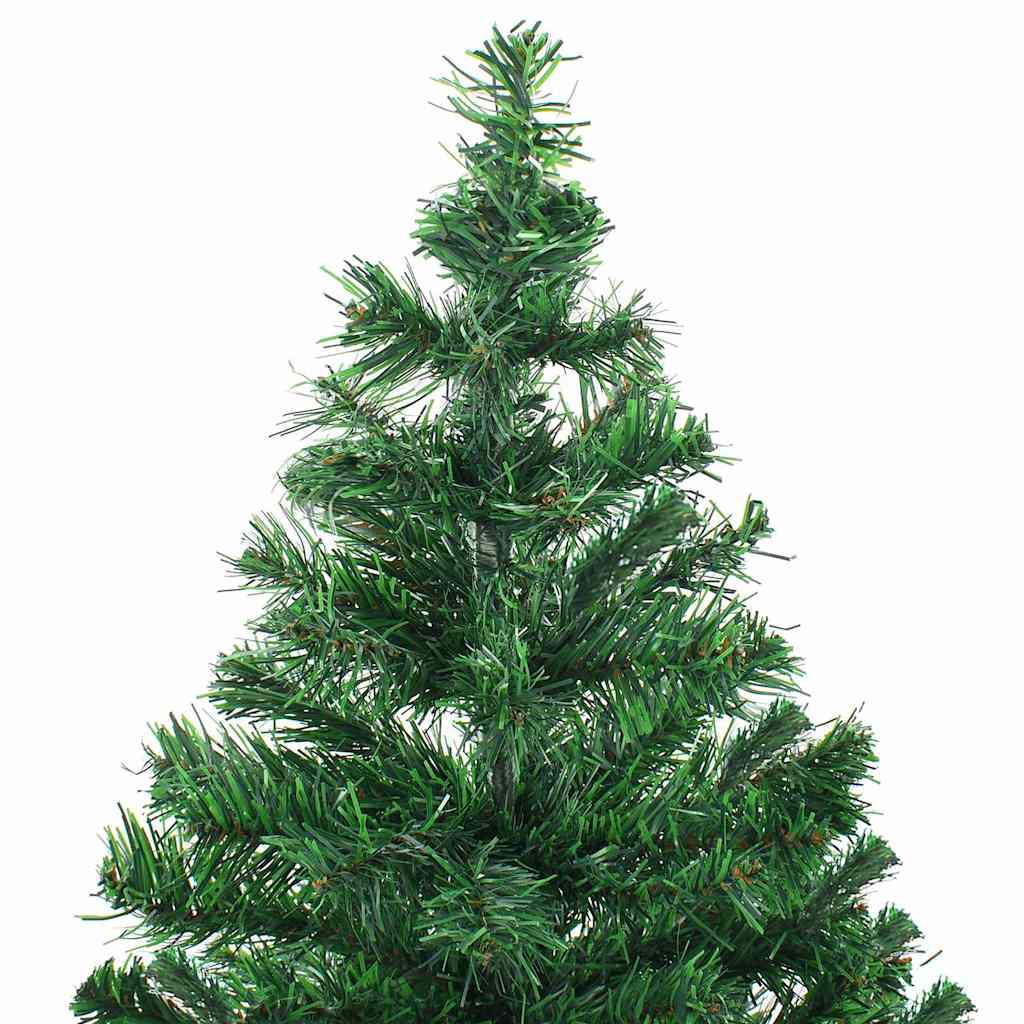 Vidaxl Kunstkerstboom mit Beleuchtung und Weihnachtskugeln 230 Zweige 120 cm