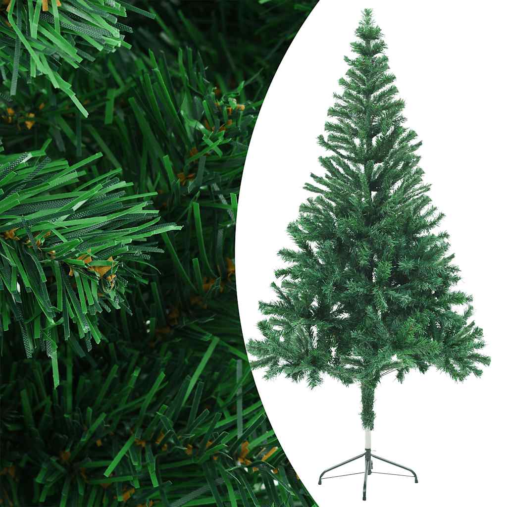 VIDAXL KUNSTKERSTBOOM mit Beleuchtung und Weihnachtskugeln 380 Zweige 150 cm