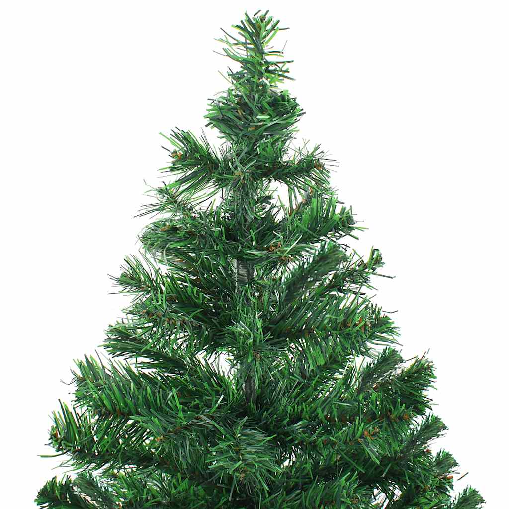 VIDAXL KUNSTKERSTBOOM mit Beleuchtung und Weihnachtskugeln 380 Zweige 150 cm