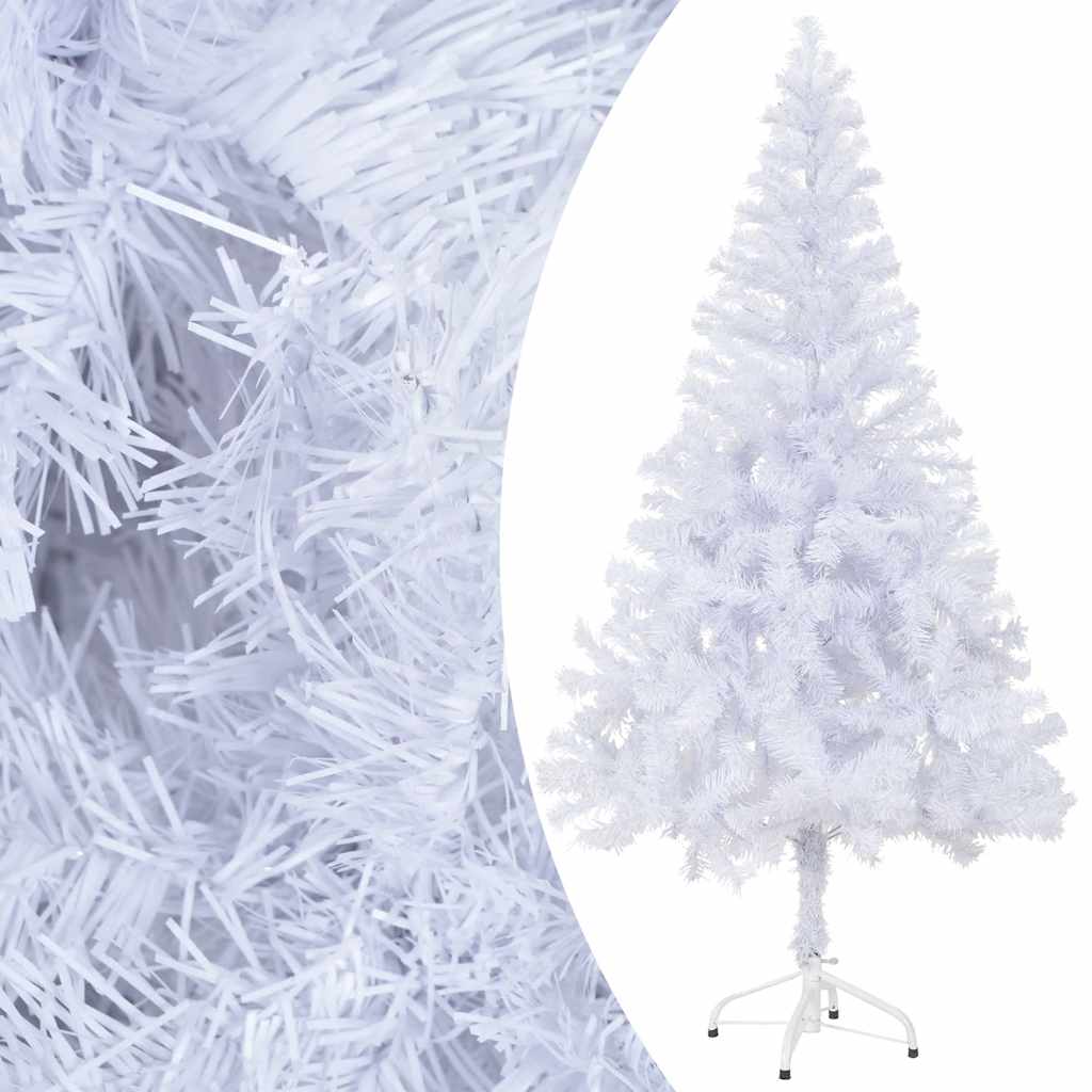 Vidaxl Kunstkerstboom mit Beleuchtung und Weihnachtskugeln 230 Zweige 120 cm