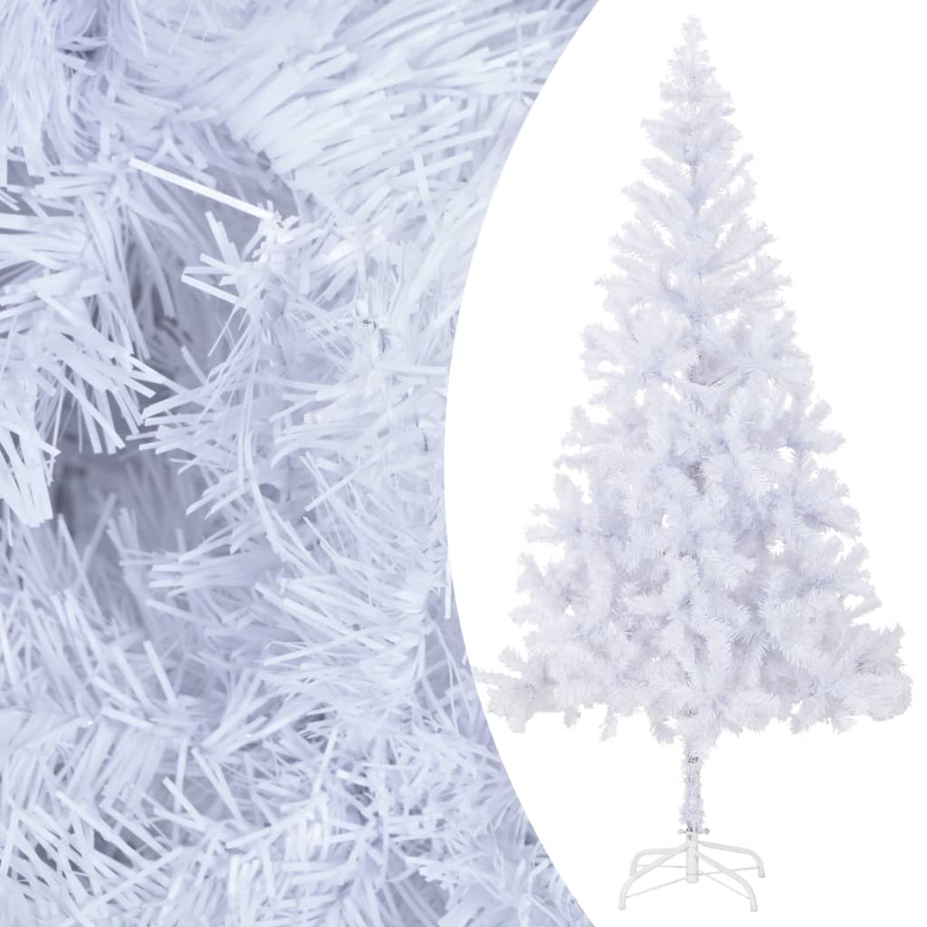 VIDAXL KUNSTKERSTBOOM mit Beleuchtung und Weihnachtskugeln 910 Zweige 210 cm