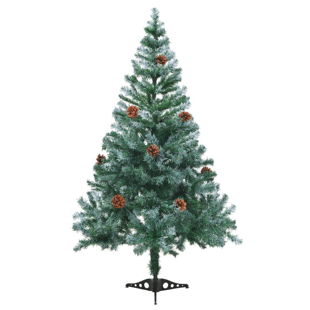 Vidaxl Kunstkerstboom mit Lichtkugeln Schneekiefer 150 cm