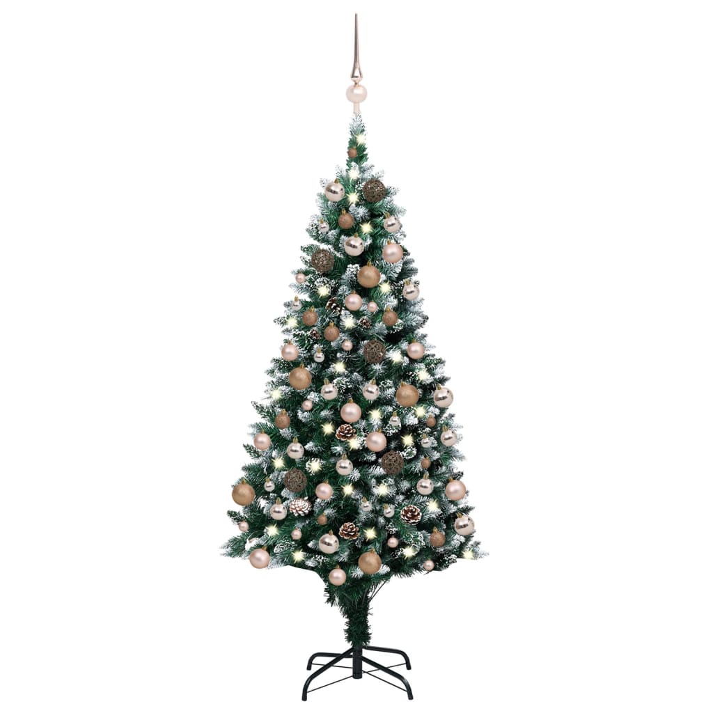 Vidaxl Kunstkerstboom mit Licht Weihnachtsbällen Dennee 180 C5