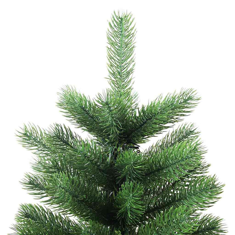 Vidaxl Kunstkerstboom mit Beleuchtung und Weihnachtsbällen 90 cm Grün