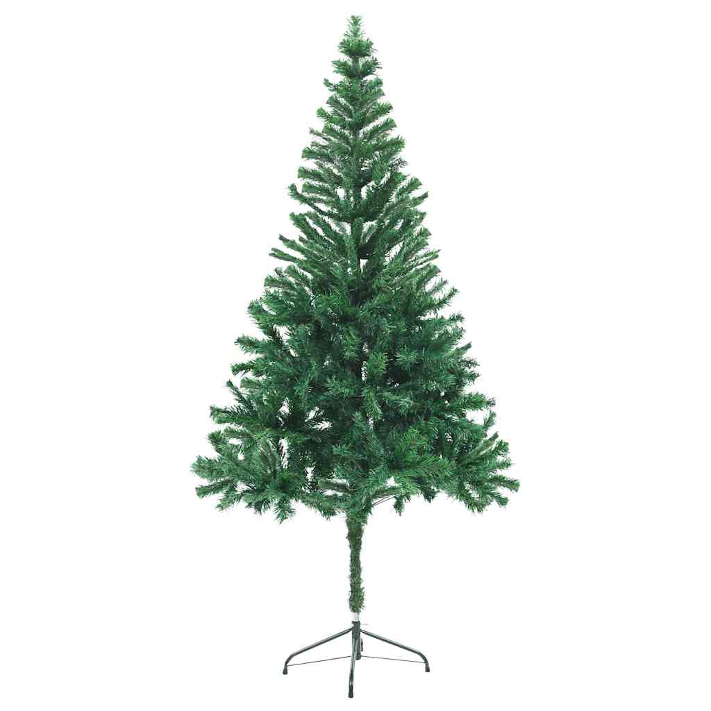 VIDAXL KUNSTKERSTBOOM mit Beleuchtung und Weihnachtsbällen 546 Zweige 180 cm