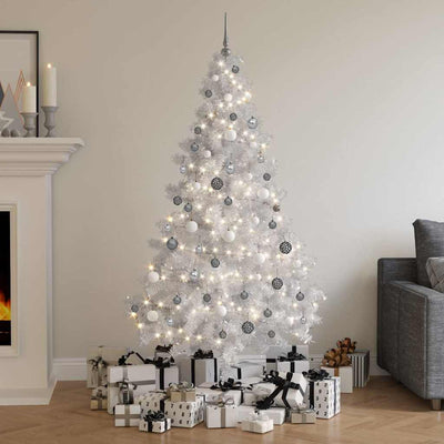 VIDAXL KUNSTKERSTBOOM mit Beleuchtung und Weihnachtsbällen 620 Zweige 180 cm