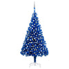 Vidaxl Kunstkerstboom mit Beleuchtung und Weihnachtskugeln 210 cm PVC Blau
