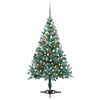 Vidaxl Kunstkerstboom mit Lichtkugeln Schneekiefer 150 cm