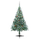 Vidaxl Kunstkerstboom mit Lichtkugeln Schneekiefer 150 cm