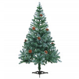 Vidaxl Kunstkerstboom mit Lichtkugeln Schneekiefer 150 cm - afbeelding 3