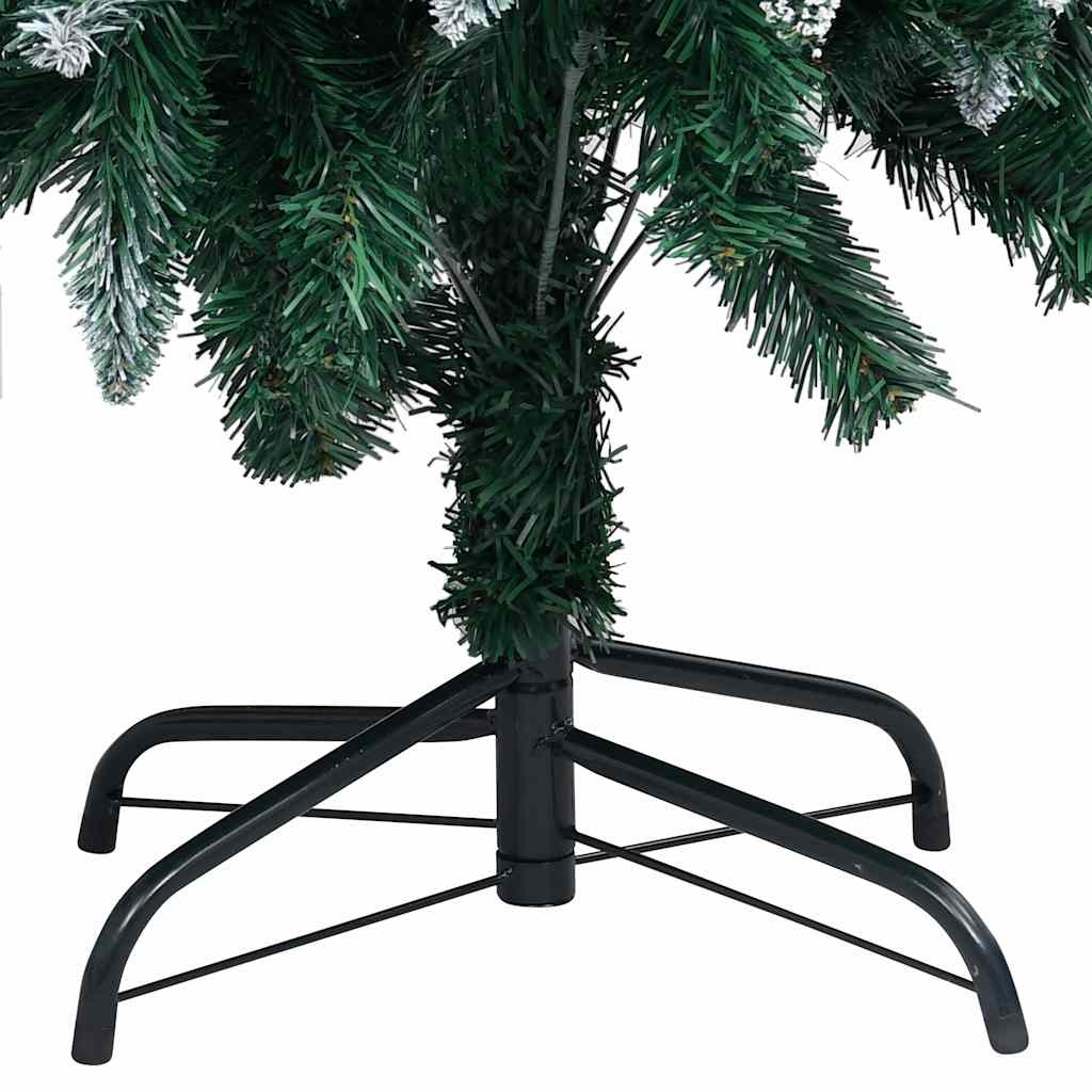 VIDAXL KUNSTKERSTBOOM mit Leuchten Weihnachtsbällchen Kiefernkegel 210 cm