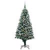 Vidaxx künstlicher Weihnachtsbaum mit LED und Weihnachtskugeln und Tannenzapfen 240 cm
