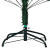 Vidaxl Kunstkerstboom mit Beleuchtung und Weihnachtskugeln 150 cm PVC Green