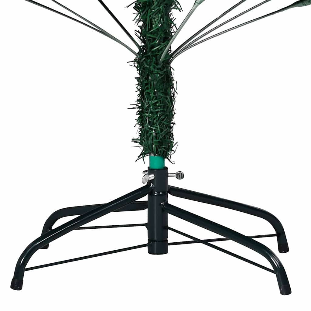 Vidaxl Kunstkerstboom mit Beleuchtung und Weihnachtsbällen 240 cm Grün