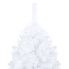 Vidaxl Kunstkerstboom mit Beleuchtung und Weihnachtskugeln 150 cm PVC Weiß