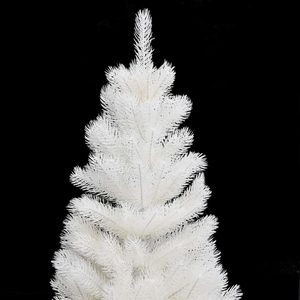 Vidaxl Kunstkerstboom mit Beleuchtung und Weihnachtsbällen 90 cm Weiß