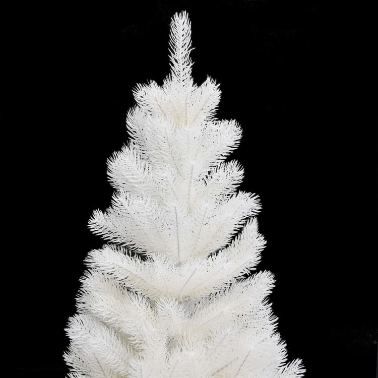 Vidaxl Kunstkerstboom mit Beleuchtung und Weihnachtsbällen 90 cm Weiß