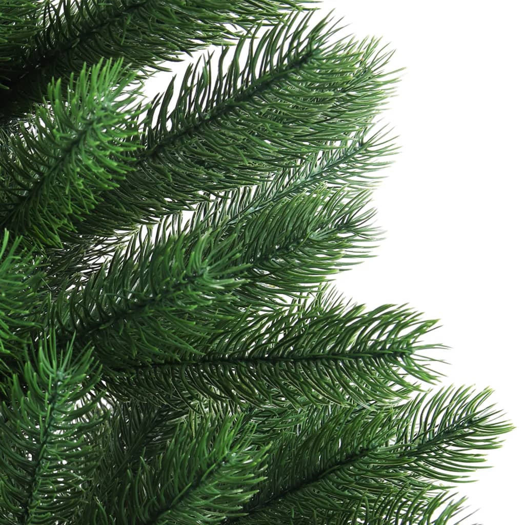 Vidaxl Kunstkerstboom mit Beleuchtung und Weihnachtsbällen 65 cm Grün
