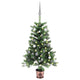 Vidaxl Kunstkerstboom mit Beleuchtung und Weihnachtsbällen 90 cm Grün