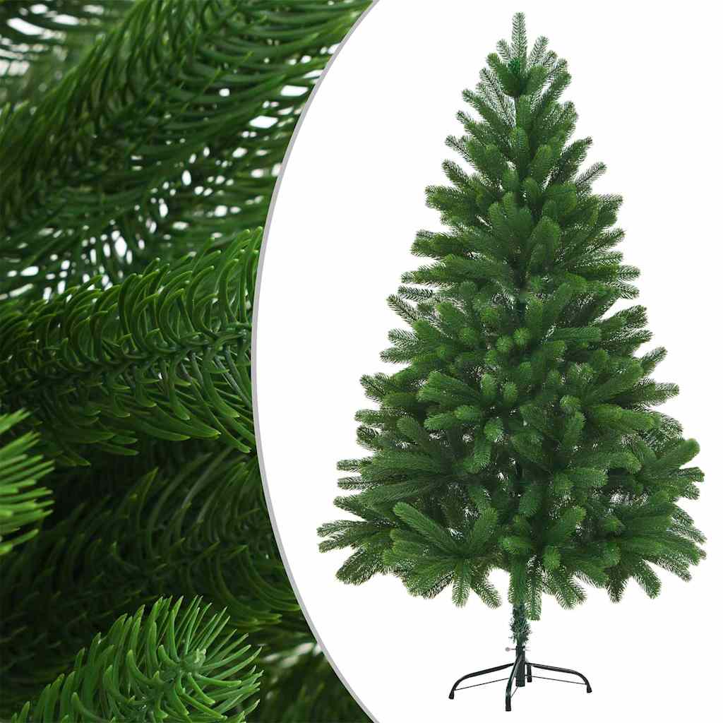 Vidaxl Kunstkerstboom mit Beleuchtung und Weihnachtsbällen 180 cm Grün